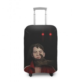 Чехол для чемодана 3D с принтом Волчонок в Рязани, 86% полиэфир, 14% спандекс | двустороннее нанесение принта, прорези для ручек и колес | teen wolf