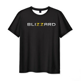 Мужская футболка 3D с принтом Blizzard не такой в Рязани, 100% полиэфир | прямой крой, круглый вырез горловины, длина до линии бедер | 