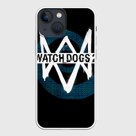 Чехол для iPhone 13 mini с принтом Watch Dogs 2 в Рязани,  |  | dogs | ubisoft | watch | watchdogs | псы | сторожевые | хакер