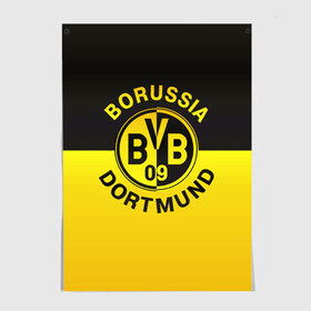 Постер с принтом Borussia Dortmund FC в Рязани, 100% бумага
 | бумага, плотность 150 мг. Матовая, но за счет высокого коэффициента гладкости имеет небольшой блеск и дает на свету блики, но в отличии от глянцевой бумаги не покрыта лаком | боруссия | германия | дортмунд | клуб | фк | футбол | футбольный