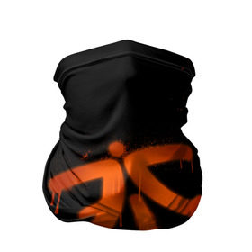 Бандана-труба 3D с принтом cs:go - Fnatic (Black collection) в Рязани, 100% полиэстер, ткань с особыми свойствами — Activecool | плотность 150‒180 г/м2; хорошо тянется, но сохраняет форму | Тематика изображения на принте: 0x000000123 | cs | csgo | fnatic | кс | ксго | фнатик