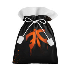 Подарочный 3D мешок с принтом cs:go - Fnatic (Black collection) в Рязани, 100% полиэстер | Размер: 29*39 см | 0x000000123 | cs | csgo | fnatic | кс | ксго | фнатик