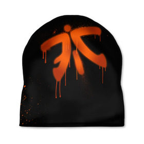 Шапка 3D с принтом cs:go - Fnatic (Black collection) в Рязани, 100% полиэстер | универсальный размер, печать по всей поверхности изделия | 0x000000123 | cs | csgo | fnatic | кс | ксго | фнатик