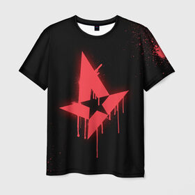 Мужская футболка 3D с принтом cs:go - Astralis (Black collection) в Рязани, 100% полиэфир | прямой крой, круглый вырез горловины, длина до линии бедер | 0x000000123 | astralis | cs | csgo | астралис | кс | ксго