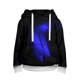 Детская толстовка 3D с принтом cs:go - Titan (Black collection) в Рязани, 100% полиэстер | двухслойный капюшон со шнурком для регулировки, мягкие манжеты на рукавах и по низу толстовки, спереди карман-кенгуру с мягким внутренним слоем | 0x000000123 | cs | csgo | titan | кс | ксго | титан