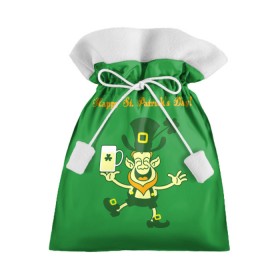 Подарочный 3D мешок с принтом Ирландия в Рязани, 100% полиэстер | Размер: 29*39 см | irish | st. patricks day | зеленый | ирландец | лепрекон