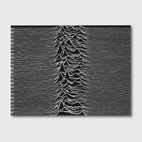 Альбом для рисования с принтом Joy Division Unknown Pleasures в Рязани, 100% бумага
 | матовая бумага, плотность 200 мг. | Тематика изображения на принте: joy division | альбом | волны | горы | линии | обложка | панк | рок