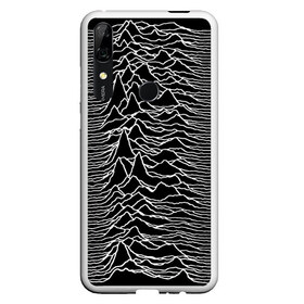 Чехол для Honor P Smart Z с принтом Joy Division Unknown Pleasures в Рязани, Силикон | Область печати: задняя сторона чехла, без боковых панелей | joy division | альбом | волны | горы | линии | обложка | панк | рок