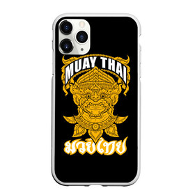 Чехол для iPhone 11 Pro матовый с принтом Muay Thai Fighter в Рязани, Силикон |  | Тематика изображения на принте: boxing | combat | fight | fighter | kickboxing | muay thai | wrestling | боец | бой | бокс | боксер | драка | кикбоксинг | май тай