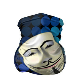 Бандана-труба 3D с принтом Анонимус в Рязани, 100% полиэстер, ткань с особыми свойствами — Activecool | плотность 150‒180 г/м2; хорошо тянется, но сохраняет форму | anonymous | www | интернет | маска | свобода | хакер