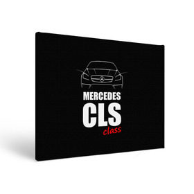 Холст прямоугольный с принтом Mercedes CLS Class в Рязани, 100% ПВХ |  | mercedes benz | mercedes cls 63 amg | авто | автомобиль | машина | мерседес | тачка