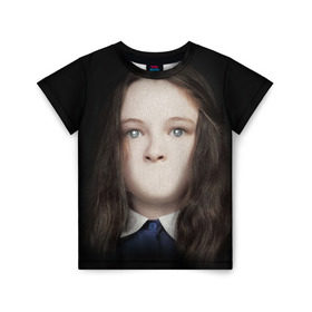 Детская футболка 3D с принтом Silent Hill в Рязани, 100% гипоаллергенный полиэфир | прямой крой, круглый вырез горловины, длина до линии бедер, чуть спущенное плечо, ткань немного тянется | Тематика изображения на принте: horror | девочка | мистика | сайлент хилл | триллер | ужасы