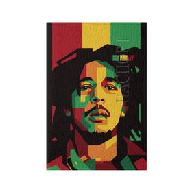 Обложка для паспорта матовая кожа с принтом Ямайка, Боб Марли в Рязани, натуральная матовая кожа | размер 19,3 х 13,7 см; прозрачные пластиковые крепления | bob marley | reggae | регги