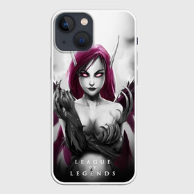 Чехол для iPhone 13 mini с принтом Cute Demon в Рязани,  |  | Тематика изображения на принте: league of legends | lol | morgana | лига легенд | лол | моргана