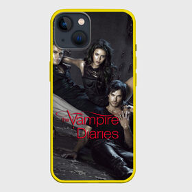 Чехол для iPhone 13 с принтом Дневники вампира в Рязани,  |  | fantasy | ian somerhalder | mystery | nina dobrev | paul wesley | science fiction | the vampire diaries | tv series | дневники вампира | йен сомерхолдер | мистика | нина добрев | пол уэсли | сериал | фантастика | фэнтези