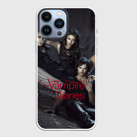 Чехол для iPhone 13 Pro Max с принтом Дневники вампира в Рязани,  |  | fantasy | ian somerhalder | mystery | nina dobrev | paul wesley | science fiction | the vampire diaries | tv series | дневники вампира | йен сомерхолдер | мистика | нина добрев | пол уэсли | сериал | фантастика | фэнтези