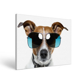 Холст прямоугольный с принтом Джек Рассел в очках в Рязани, 100% ПВХ |  | волкодав | дворняжка | джек | джек рассел | домашние животные | любимец | мопс | овчарка | пес | песик | питомец | рассел | сенбернар | собака | собачка