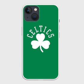 Чехол для iPhone 13 с принтом Бостон в Рязани,  |  | boston | celtics | nba | нба | селтик | селтикс