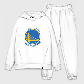 Мужской костюм хлопок OVERSIZE с принтом Голден Стэйт в Рязани,  |  | golden | nba | state | warriors | нба