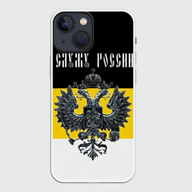 Чехол для iPhone 13 mini с принтом Служу России в Рязани,  |  | coat of arms | double headed eagle | empire | flag | kings flag | russia | serve | the russian | герб | двуглавый | империя | орел | российская | россия | служу | триколор | флаг | царский