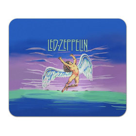 Коврик прямоугольный с принтом Led Zeppelin 2 в Рязани, натуральный каучук | размер 230 х 185 мм; запечатка лицевой стороны | led zeppelin | лед зеппелин | роберт плант