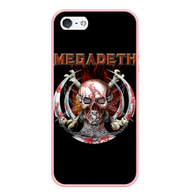 Чехол для iPhone 5/5S матовый с принтом Megadeth 5 в Рязани, Силикон | Область печати: задняя сторона чехла, без боковых панелей | megadeth | дирк вербурен | дэвид эллефсон | дэйв мастейн | кико лоурейро | мегадэт