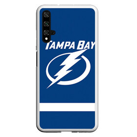 Чехол для Honor 20 с принтом Tampa Bay Kucherov в Рязани, Силикон | Область печати: задняя сторона чехла, без боковых панелей | 86 | nikita kucherov | tampa bay lightning | никита кучеров | нхл | тампа бэй лайтнинг | хоккей