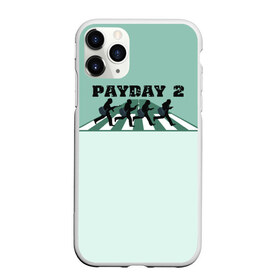 Чехол для iPhone 11 Pro Max матовый с принтом Payday 2 в Рязани, Силикон |  | game | payday | payday 2 | игра | игрок | компьютерные игры | маски