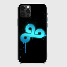 Чехол для iPhone 12 Pro с принтом cs:go - Cloud 9 (Black collection) в Рязани, силикон | область печати: задняя сторона чехла, без боковых панелей | Тематика изображения на принте: cloud9 | cs | csgo | го | кс