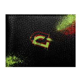 Обложка для студенческого билета с принтом cs:go - OpTic gaming (Black collection) в Рязани, натуральная кожа | Размер: 11*8 см; Печать на всей внешней стороне | csgo | optic | ксго | оптик