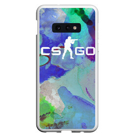 Чехол для Samsung S10E с принтом CS GO Поверхностная закалка в Рязани, Силикон | Область печати: задняя сторона чехла, без боковых панелей | Тематика изображения на принте: case hardened | counter strike | cs go | skin | контр страйк | кс го | поверхностная закалка | скин | скины