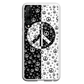 Чехол для Honor P30 с принтом Peace Symbol в Рязани, Силикон | Область печати: задняя сторона чехла, без боковых панелей | Тематика изображения на принте: love | peace | symbol | знак | любовь | мир | пацифик | пацифика | сигнал | символ | хиппи