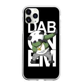 Чехол для iPhone 11 Pro матовый с принтом Panda dab в Рязани, Силикон |  | Тематика изображения на принте: dab | dab n dance | dab on em | panda dab | дэб