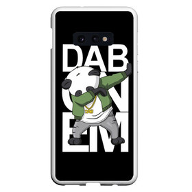 Чехол для Samsung S10E с принтом Panda dab в Рязани, Силикон | Область печати: задняя сторона чехла, без боковых панелей | Тематика изображения на принте: dab | dab n dance | dab on em | panda dab | дэб