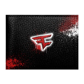 Обложка для студенческого билета с принтом cs:go - Faze clan (Black collection) в Рязани, натуральная кожа | Размер: 11*8 см; Печать на всей внешней стороне | black | clan | csgo | faze | ксго | фейз