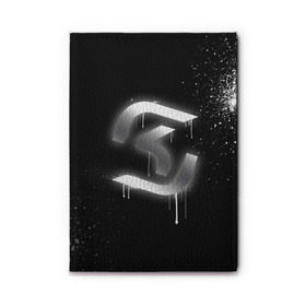 Обложка для автодокументов с принтом cs:go - SK Gaming (Black collection) в Рязани, натуральная кожа |  размер 19,9*13 см; внутри 4 больших “конверта” для документов и один маленький отдел — туда идеально встанут права | cs | csgo | sk | го | кс | ск