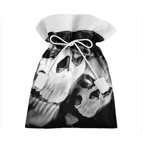 Подарочный 3D мешок с принтом Скелетоны в Рязани, 100% полиэстер | Размер: 29*39 см | Тематика изображения на принте: 