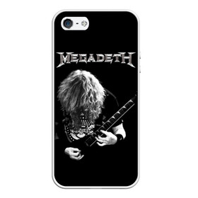 Чехол для iPhone 5/5S матовый с принтом Dave Mustaine в Рязани, Силикон | Область печати: задняя сторона чехла, без боковых панелей | dave | megadeth | metal | mustaine | rattlehead | rock | thrash | vic | дейв | мастейн | мегадет | метал | рок | треш