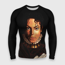 Мужской рашгард 3D с принтом Король Майкл Джексон в Рязани,  |  | king | michael jackson | pop music | король | майкл | музыка | перчатка | поп музыка