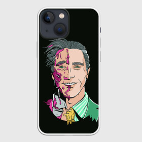 Чехол для iPhone 13 mini с принтом Американский психопат в Рязани,  |  | american psycho | американский психопат