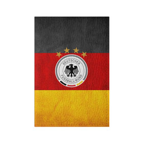 Обложка для паспорта матовая кожа с принтом Сборная Германии в Рязани, натуральная матовая кожа | размер 19,3 х 13,7 см; прозрачные пластиковые крепления | germany | германия | футбольная форма