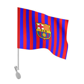 Флаг для автомобиля с принтом Браса лучшая команда! в Рязани, 100% полиэстер | Размер: 30*21 см | barcelona | fc | fcb | барселона | испания | футбольный клуб