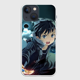 Чехол для iPhone 13 mini с принтом Kirito агрессивный в Рязани,  |  | anime | kirito | sao | sword art online | аниме | кирито | мастера меча онлайн