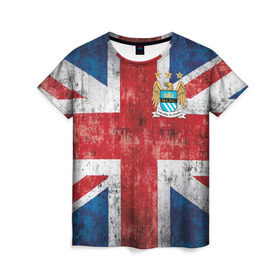 Женская футболка 3D с принтом Манчестер Сити в Рязани, 100% полиэфир ( синтетическое хлопкоподобное полотно) | прямой крой, круглый вырез горловины, длина до линии бедер | 3d | manchester city | new | английская премьер лига | англия | апл | болельщикам | британия | игра | лондон | манчестер | манчестер сити | новые | популярные | прикольные | футбол | футбольный клуб | эмблема