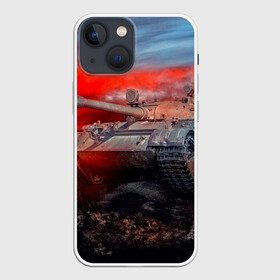 Чехол для iPhone 13 mini с принтом Tank в Рязани,  |  | 3d | 9 мая | война | огонь | победа | танк | танкист | техника