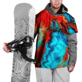 Накидка на куртку 3D с принтом Неоновые разводы в Рязани, 100% полиэстер |  | 3d | абстракция | другие | краска | линии | оптические | полосы | прикольные | разводы | узоры | фрактал | цветные | яркие