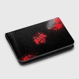 Картхолдер с принтом с принтом cs:go - HellRaisers (Black collection) в Рязани, натуральная матовая кожа | размер 7,3 х 10 см; кардхолдер имеет 4 кармана для карт; | Тематика изображения на принте: 0x000000123 | csgo | hellraisers | hr | ксго | хелрейзерс