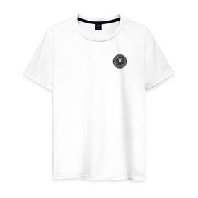 Мужская футболка хлопок с принтом ФБР в Рязани, 100% хлопок | прямой крой, круглый вырез горловины, длина до линии бедер, слегка спущенное плечо. | агент | фбр