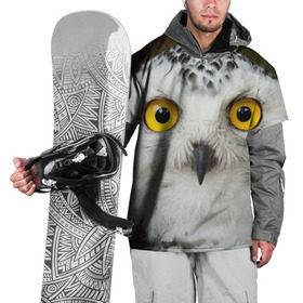 Накидка на куртку 3D с принтом Белый филин в Рязани, 100% полиэстер |  | Тематика изображения на принте: глаза | клюв | когти | крылья | лес | летать | мудрая | мудрость | неясыть | ночная | ночь | охота | перья | полярная | почтовая | птица | серая | сова | совенок | сон | сыч | умная | филин | хищник