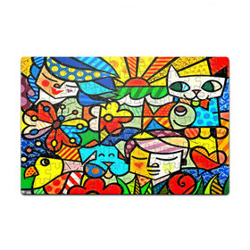 Пазл магнитный 126 элементов с принтом Картинка-мозаика в Рязани, полимерный материал с магнитным слоем | 126 деталей, размер изделия —  180*270 мм | 3d | другие | животные | кот | мозаика | насекомые | прикольные | птицы | собака | солнце | текстуры | узор | цветные | цветы | яркие